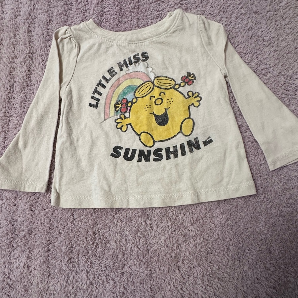 Baby Gap Little Miss Sunshine Rainbow Graphic Tee 6-12M